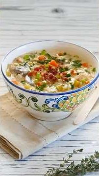 Instant Pot Creamy Chicken Soup | Easy Homemade Recipe