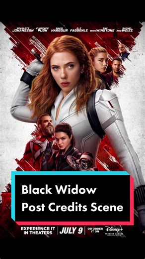 Black Widow Post Credits Scene #mcu #marvel #blackwidow #spoilers #postcredits #ohkono