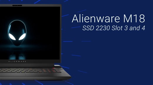 How to Replace the SSD 2230 Slot 3 and 4 on Alienware M18