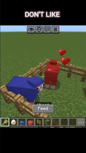 Red 🔴 + Blue 🔵 = Purple 💜 #minecraft