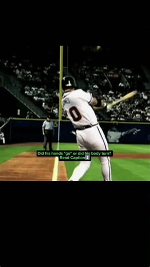 Did his hands "GO" or did his body turn?