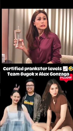 Certified prankster levels 📈🤣Team Bugok x Alex Gonzaga #TeamBugok#AlexGonzaga