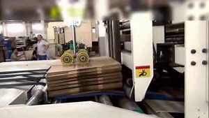 纸箱的制作过程，这玩意也能全自动