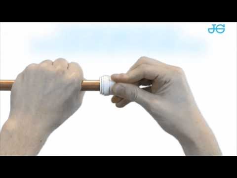 How to connect a push fit End Cap | John Guest