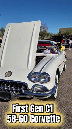 Beautiful, first Gen C1 58-60 Corvette. This thing look like it was all original. #orovalley #carsoftiktok #corvette #c#classiccar
