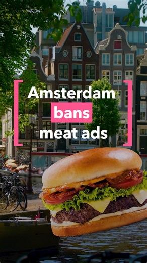 Amsterdam bans ads for meat and fossil fuels