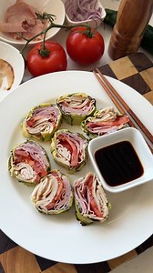 2.8M views · 19K reactions | Zucchini Deli Wrap Hack! 襤 Find all recipes on my substack! #protein #healthyliving #recipe #cooking | Recipes by Victoria | Facebook