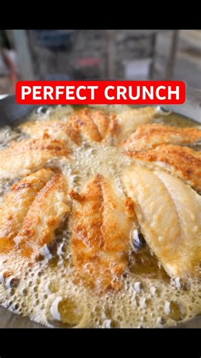 Crispy Fish Fillets Frying 🔥🐟