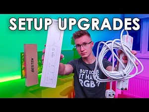 Gaming Setup Upgrades - Power Strips, Cable Management & More!