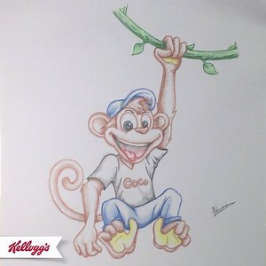 295K views · 1.9K reactions | Do you remember when we found Coco the Monkey? Well, Coco’s seen your amazing talent on the last drawing video, and he’s back to see how you’re doing. He definitely believes that you should be spoiling yourself with a few minutes of relaxation through art, and he’s here to inspire you with a drawing video of himself! Share your drawings, crafts, and art below, so we can treat him to a little peek. | Kellogg's South Africa | Facebook