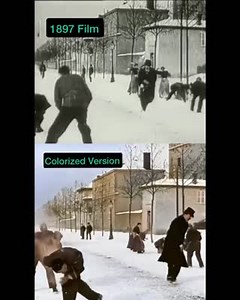 Artist Dmitriy Badin used a combination of the open-source software DeOldify and his own specially-designed algorithms to colorize and upscale the historic footage taken by Louis Lumière in Lyon, France over a century ago. | FilmFreeway