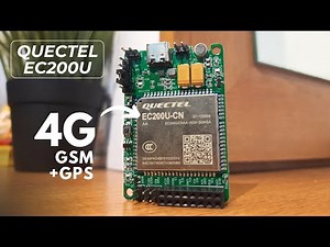 Quectel EC200U 4G/GSM Module with GPS/GNSS | Send/Receive SMS and Calling Demo