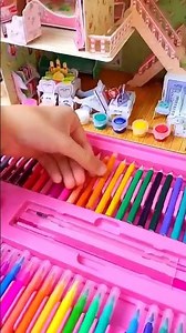KAMJE Set Pensil Warna Crayon 208 Pcs Lengkap Alat Mewarnai Menggambar Melukis Anak Dewasa KMJ173