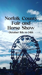 The Norfolk County Fair & Horse Show by Norfolk County Agricultural Society is almost here, and it’s one you won’t want to miss! From October 8th to 14th, come see why this fair made it into the Top 100 Fairs by Festivals and Events Ontario! 🌟 What can you look forward to? 🎨 Over 15,000 entries in competitions from art to giant pumpkins—and everything in between. 🎶 Live concerts featuring big names like the James Barker Band and The Glorious Sons. 🐶 The SuperDogs racing through thrilling obs