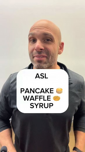 ASL: PANCACKE, WAFFLE, SYRUP #ASL #SignWithJP #SignLanguage | Sign With JP | Facebook