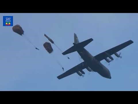 የኢትዮጵያ አየር ወለድ አስፈሪ ልምምድ - Ethiopian Airborne Scary Training