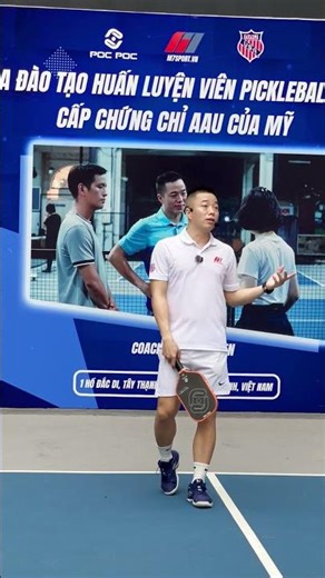 Lên Vai Khi Đánh Forehand Trong Pickleball Nên Hay #manhseven #pickleball