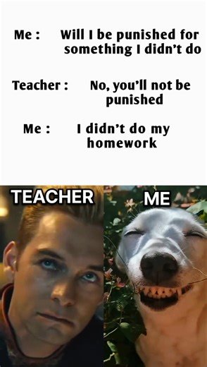 I didn't do my homework! | #meme #memes #teachermeme #teacherstudent