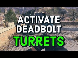 FIX DEADBOLT TURRETS not working! (Activate deadbolt turrets in MW3)