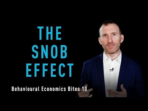 OFI Behavioural Economics Bites 10 - The Snob Effect