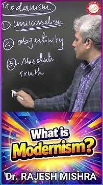Modernism Explained | Dr. Rajesh Mishra #IR #PSIR #motivation #upsc