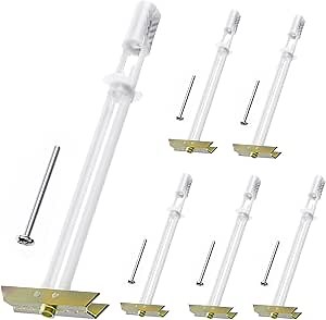Drywall Anchor with Included Bolts for 3/16”-24, Heavy Duty Hollow Drywall Anchors for TV Mounting Kit (Pack of 6): Amazon.com: Industrial & Scientific