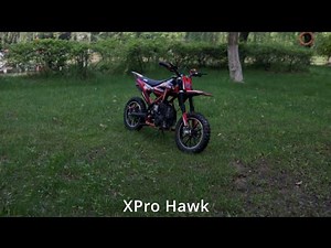 X-Pro Brand New Hawk 40cc Gas Power Mini Pit Dirt Bike, 4 Stroke engine, Pull Start, 10" Wheels