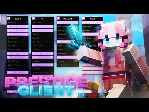 Hack Client: Prestige Client for Minecraft 2026 - Injectable Client (1.21-1.21.5)