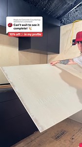 Countertop Solutions Installing the cement board on my concrete countertops from Z countertop solutions 😊 | Jackleonardbirt