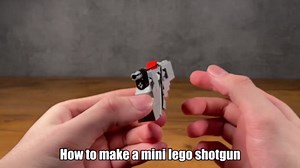 Lego mini shotgun model build