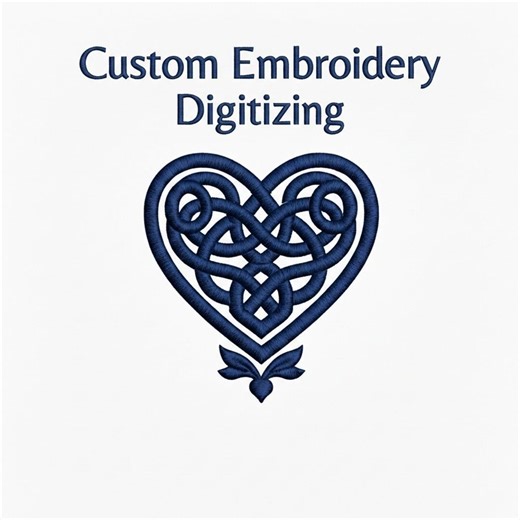 Custom Embroidery Digitizing, Logo to Stitch File (DST, PES, JEF) Digital Download - Etsy