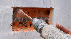 12K views | Electrician chases Electrical back box and cables into brick-SDS chisels, Angle Grinder, Wall Chaser | Creative Handmades Ideas Diy | Facebook