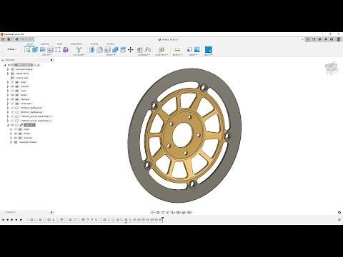 FUSION 360 TUTORIAL - BRAKE ROTOR