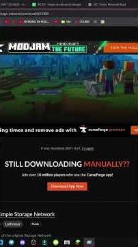 COMMENT OBTENIR LE MOD DE RÉSEAU DE STOCKAGE SIMPLE POUR MINECRAFT