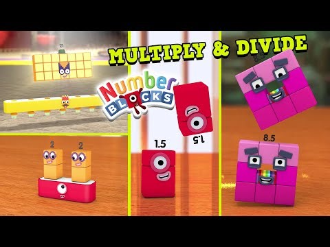 Numberblocks Multiplication & Division Compilation