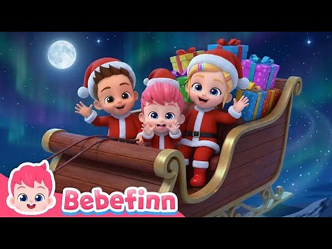 🔔 Jingle BellsㅣBebefinn Carols for KidsㅣMerry Christmas Songs