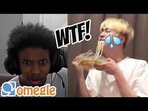 BTS JIN CRYING ON OMEGLE