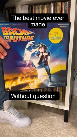 Vinyl | Vintage Hifi | Music Room on Instagram: "1985-Back to the Future Soundtrack-First Pressing. Happy Back to The Future Day. I know what you are thinking, Rocky IV is the best movie ever made. Although Rocky is an amazing, you would be wrong, because as It turns out, Back to The Future is the best movie ever made. Having Huey Lewis on the soundtrack doesn’t hurt either. 2025 marks the 40th anniversary of this classic film. I can’t recommend enough that you view it on VHS to fully enjoy the 