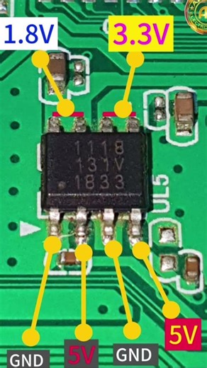 LED TV voltage regulator pin out