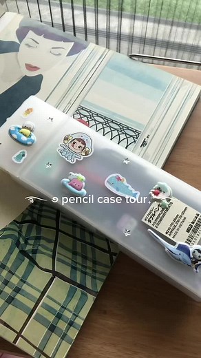 Muji Pencil Case Tour with Decor Stickers