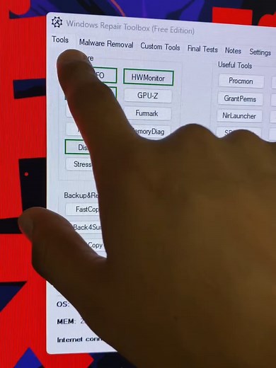Windows Repair Toolbox es una herramienta muy útil
