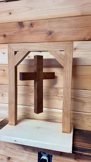 Beautiful Floating Cross Craft Tutorial