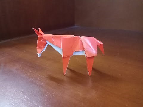 How To Make Origami Donkey Tutorial