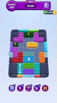 Color Block Jam Level 209 Walkthrough / Solution