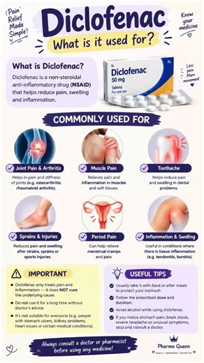 💊 Diclofenac — What Is It Used For? | Uses & Precautions|‪@aura_dairy6‬