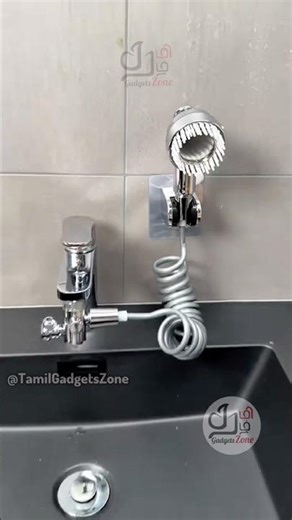 DIY Sink Shower Head Extender with 3 Spray Modes. Multi Use Tap Upgrade. Tamil Gadgets Zone #shorts