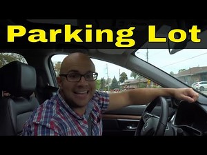 Turning Into A Parking Lot From A Main Road-Driving Lesson