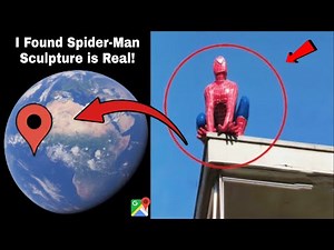 I Found A Spider-Man in Real Life 😱 On Google earth and Google maps 🌎!