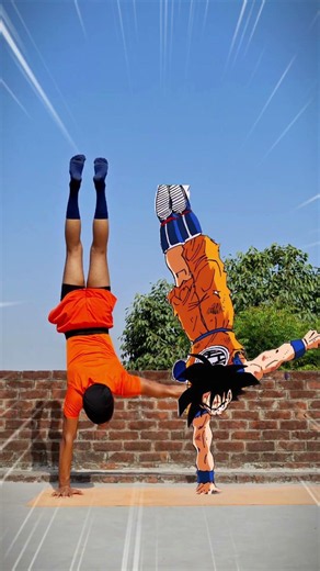 Dragon Ball Z IRL Poses 🔥 | Son Goku Anime Pose in Real Life #dragonball #shorts