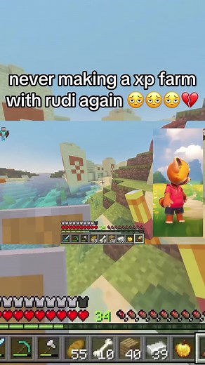 Minecraft: Desert Temple Fail & XP Farm Disaster with Rudy